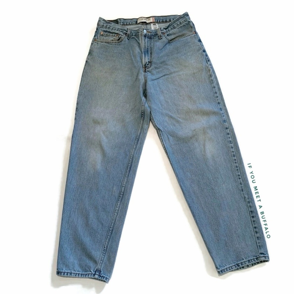 Levi’s 560 Men’s 36x34 Comfort Fit Tapered Leg Denim Jeans Light Stonewash